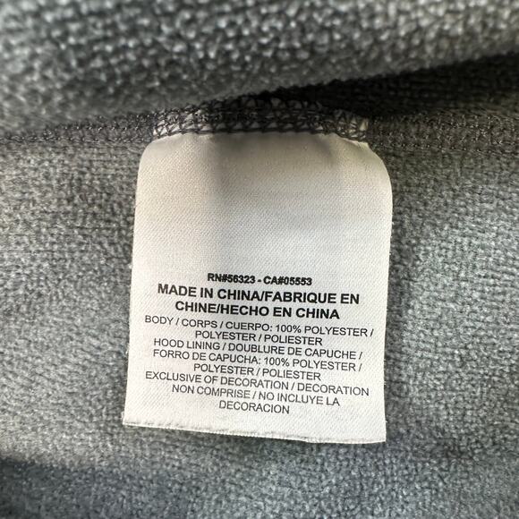 Nike Therma-Fit Hoodie Mens M Pullover Gray Colorblock Microfiber Fleece Stretch - Picture 9 of 11